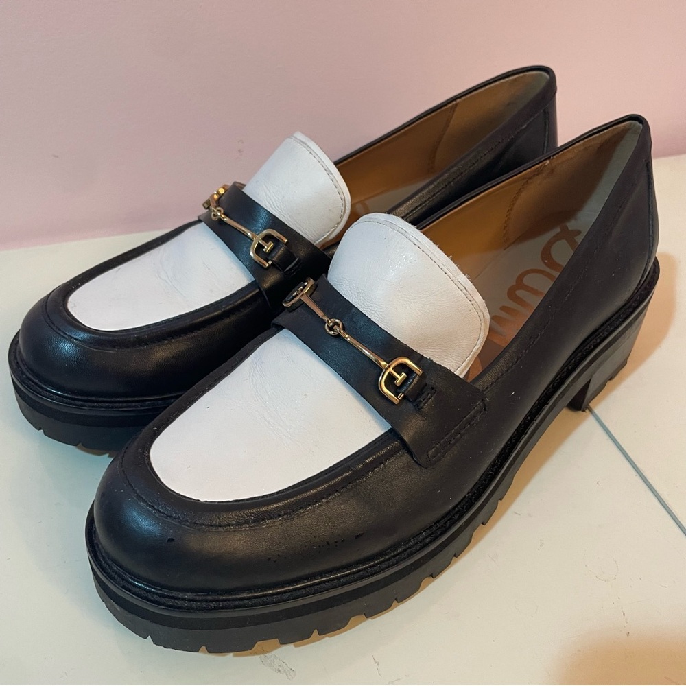 Black and White Loafer